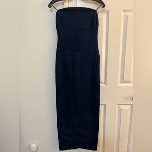 Zara Navy Denim Dress
